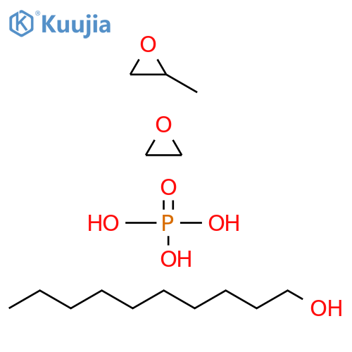 Oxirane,methyl-,polymerwithoxirane,monodecylether,phosphate,sodiumsalt structure