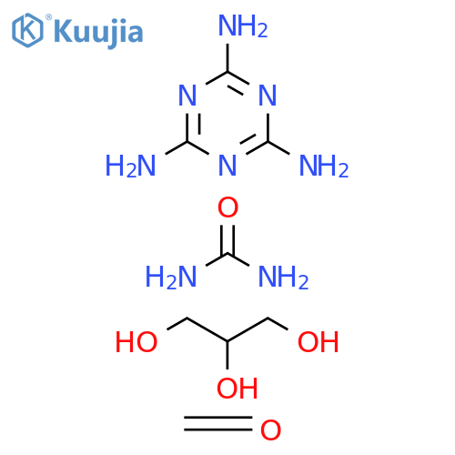 Urea,polymerwithformaldehyde,1,2,3-propanetrioland1,3,5-triazine-2,4,6-triamine,methylated structure