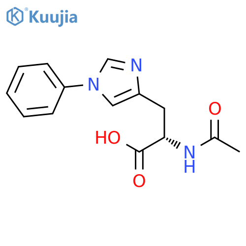L-HISTIDINE, N-ACETYL-1-PHENYL- structure