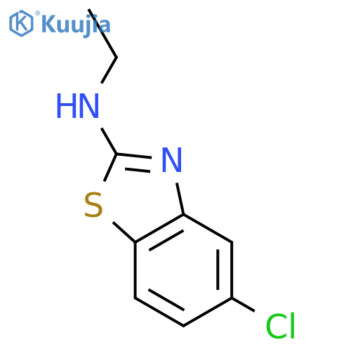 5-chloro-N-ethyl-1,3-benzothiazol-2-amine structure