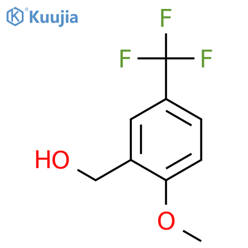 2-Methoxy-5-(trifluoromethyl)benzyl Alcohol structure