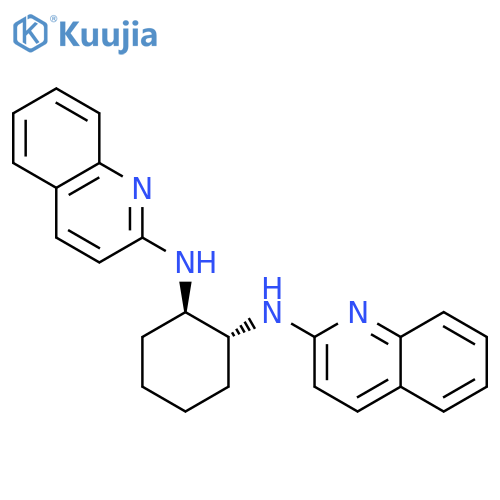 1,2-Cyclohexanediamine, N,N'-di-2-quinolinyl-, (1R,2R)- structure