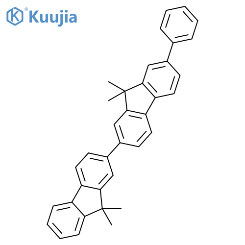 2,2'-BI-9H-FLUORENE, 9,9,9',9'-TETRAMETHYL-7-PHENYL- structure