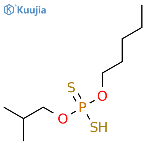 Phosphorodithioic acid, mixed O,O-bis(iso-Bu and pentyl) esters structure