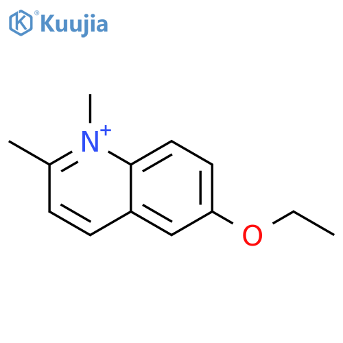 Quinolinium, 6-ethoxy-1,2-dimethyl- structure