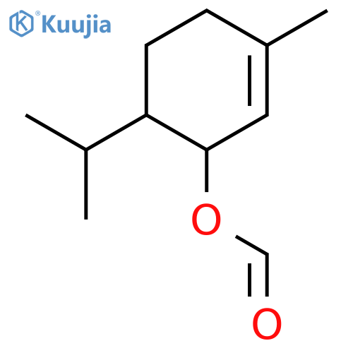 6-(isopropyl)-3-methylcyclohex-2-en-1-yl formate structure