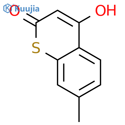 2H-1-Benzothiopyran-2-one, 4-hydroxy-7-methyl- structure