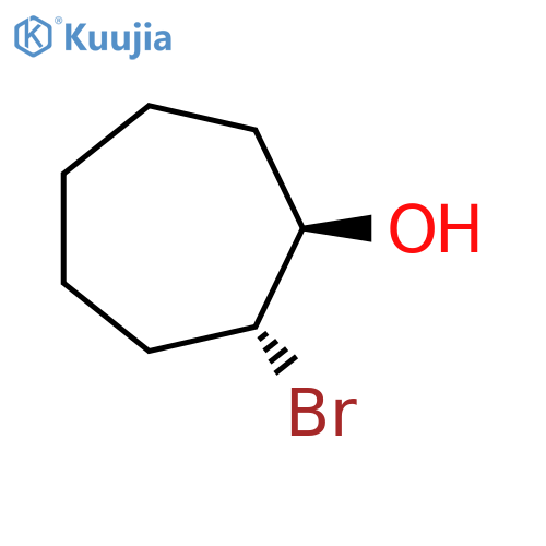 rac-(1R,2R)-2-bromocycloheptan-1-ol structure