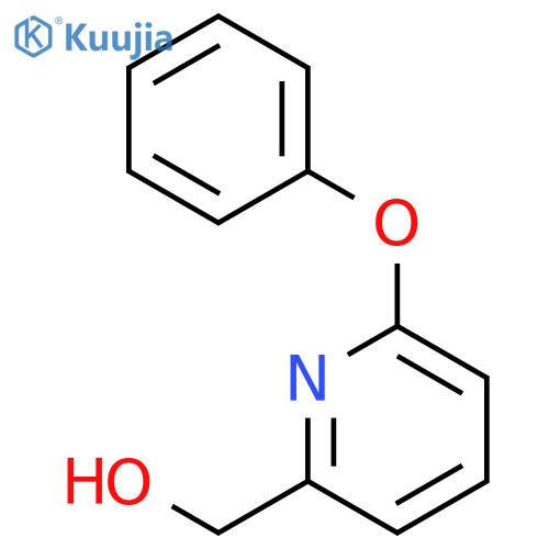2-PYRIDINEMETHANOL, 6-PHENOXY- structure