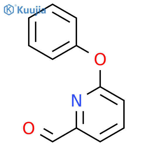 6-phenoxypyridine-2-carbaldehyde structure