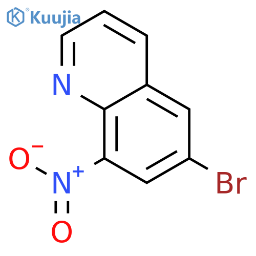 6-Bromo-8-nitroquinoline structure