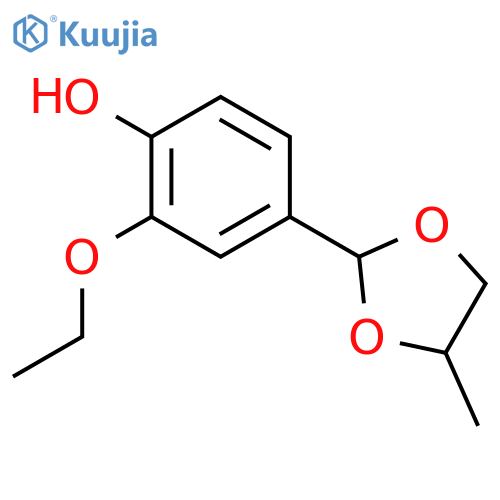 Ethyl Vanillin Propylene Glycol Acetal structure