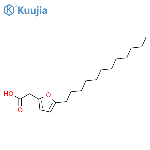 2-Furanacetic acid, 5-dodecyl- structure