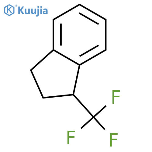 1H-Indene, 2,3-dihydro-1-(trifluoromethyl)-, (S)- structure