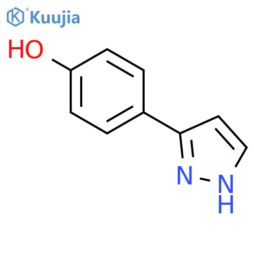 4-(1H-pyrazol-5-yl)phenol structure