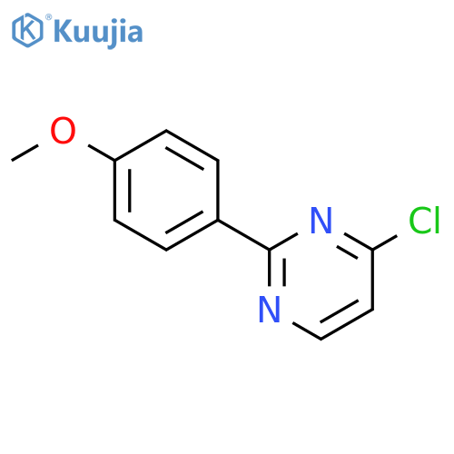 4-chloro-2-(4-methoxyphenyl)pyrimidine structure