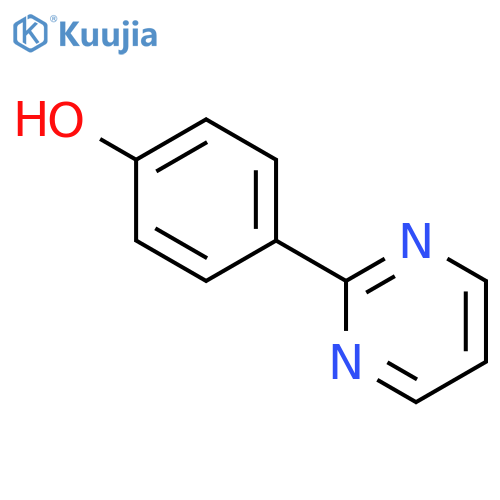 PHENOL, 4-(2-PYRIMIDINYL)- structure
