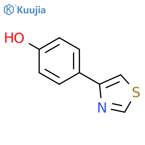 4-(1,3-thiazol-4-yl)phenol structure