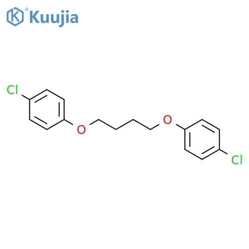 BENZENE, 1,1'-[1,4-BUTANEDIYLBIS(OXY)]BIS[4-CHLORO- structure