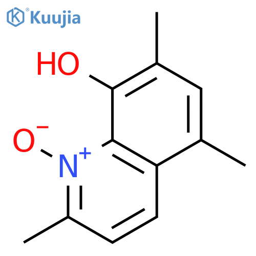 2,5,7-Trimethylquinolin-8-ol 1-oxide structure