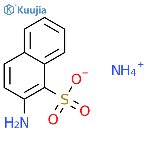 ammonium 2-aminonaphthalene-1-sulphonate structure