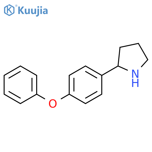2-(4-Phenoxyphenyl)pyrrolidine structure