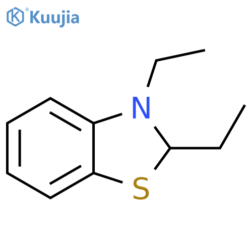 Benzothiazole, 2,3-diethyl-2,3-dihydro- structure