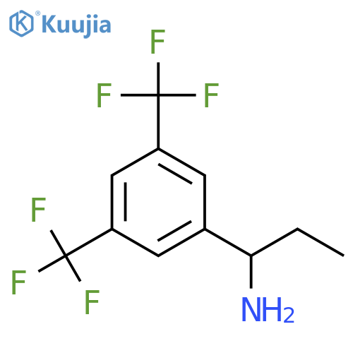 1-3,5-Bis(trifluoromethyl)phenylpropylamine structure