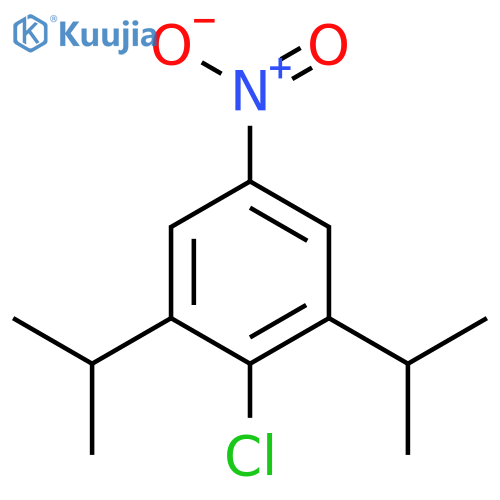 BENZENE, 2-CHLORO-1,3-BIS(1-METHYLETHYL)-5-NITRO- structure