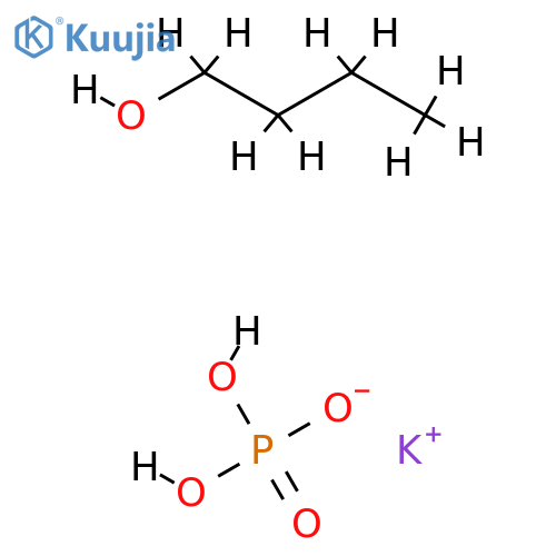 potassium, butan-1-ol, dihydroxy-oxido-oxo-phosphorane structure