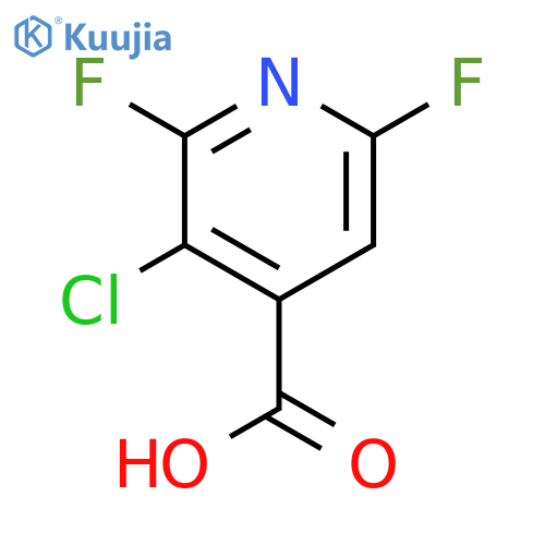 3-Chloro-2,6-difluoro-isonicotinic acid structure