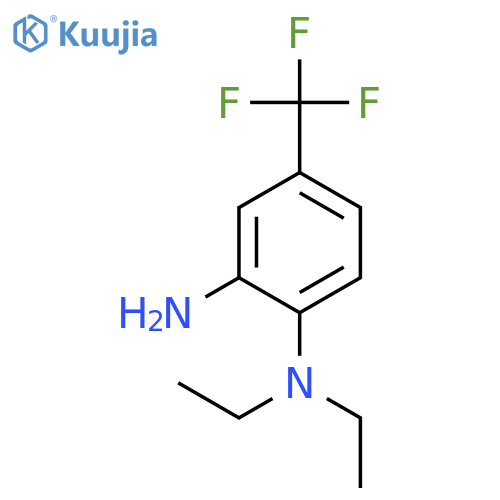 N1,N1-diethyl-4-(trifluoromethyl)benzene-1,2-diamine structure