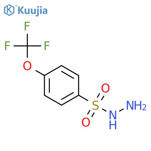 4-(Trifluoromethoxy)benzene-1-sulfonohydrazide structure