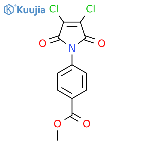 methyl 4-(3,4-dichloro-2,5-dioxo-2,5-dihydro-1H-pyrrol-1-yl)benzoate structure