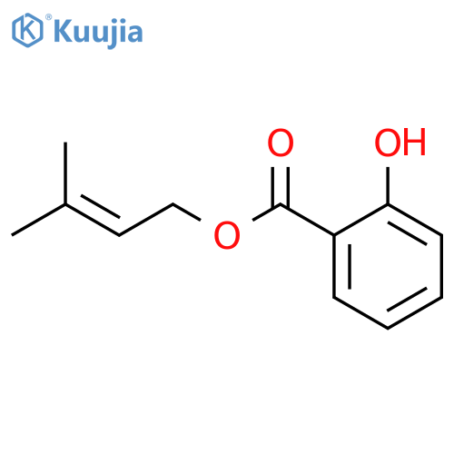 3-methyl-2-butenyl salicylate structure