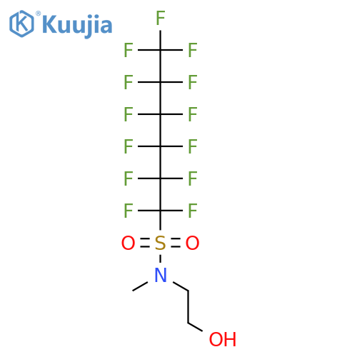 N-(2-Hydroxyethyl)-N-methylperfluorohexanesulfonamide structure