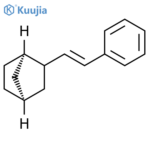 Bicyclo[2.2.1]heptane, 2-[(1E)-2-phenylethenyl]-, (1R,4S)-rel- (9CI) structure