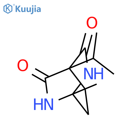 2,6-DIAZABICYCLO[2.2.2]OCTANE-3,5-DIONE, 1-METHYL-4-(1-METHYLETHYL)- structure