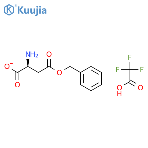 L-ASPARTIC ACID, 4-(PHENYLMETHYL) ESTER, TRIFLUOROACETATE structure