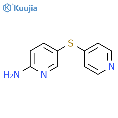 5-Pyridin-4-ylsulfanylpyridin-2-amine structure