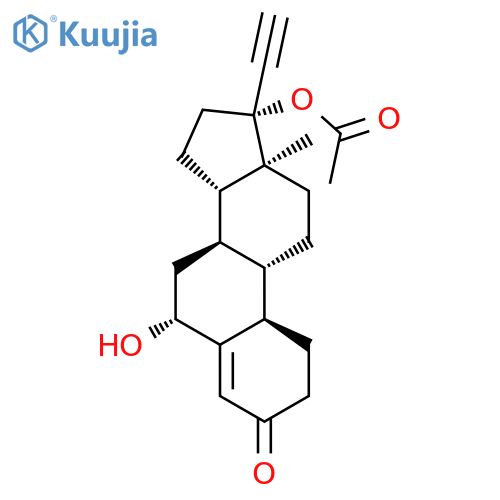 6b-Hydroxy Norethindrone Acetate structure