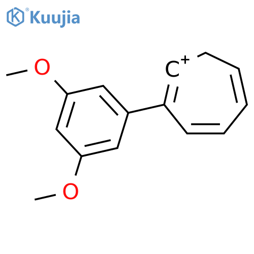 Cycloheptatrienylium, (3,5-dimethoxyphenyl)- structure