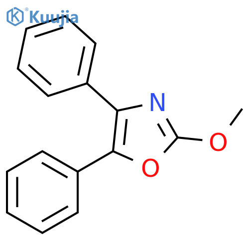 Oxazole, 2-methoxy-4,5-diphenyl- structure