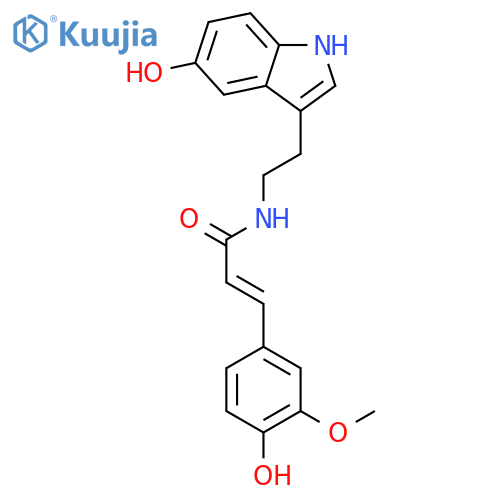 N-Feruloylserotonin structure