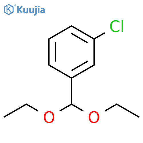 Benzene, 1-chloro-3-(diethoxymethyl)- structure