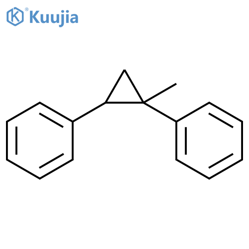 BENZENE, 1,1'-(1-METHYL-1,2-CYCLOPROPANEDIYL)BIS- structure