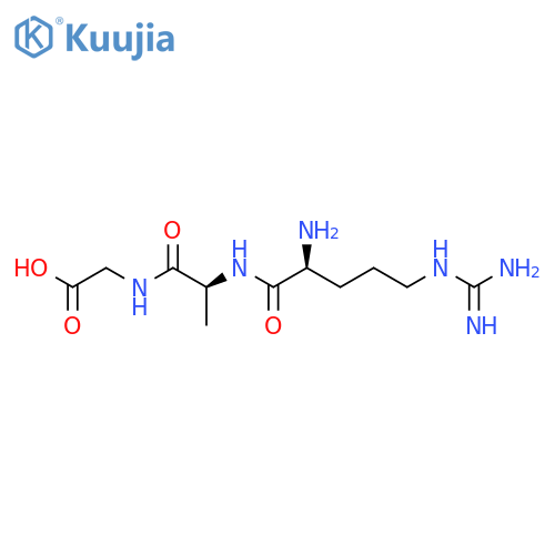 Glycine, N-(N-L-arginyl-L-alanyl)- structure