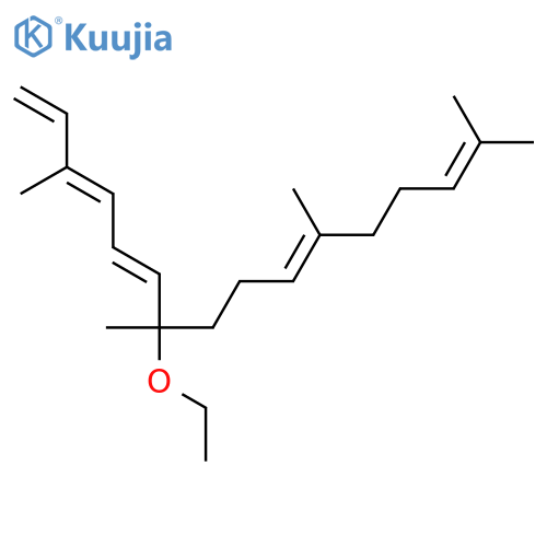 (3E,5E,10E)-7-ethoxy-3,7,11,15-tetramethyl-hexadeca-1,3,5,10,14-pentaene structure
