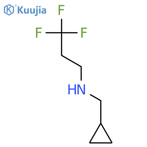 (cyclopropylmethyl)(3,3,3-trifluoropropyl)amine structure