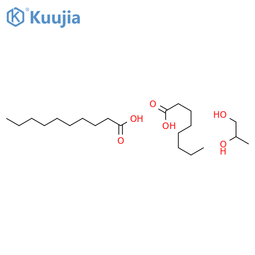 Propylene glycol dicaprylate/dicaprate structure
